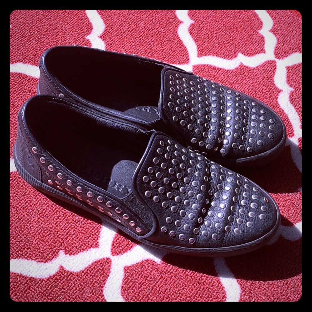 Burberry studded Slip-ons